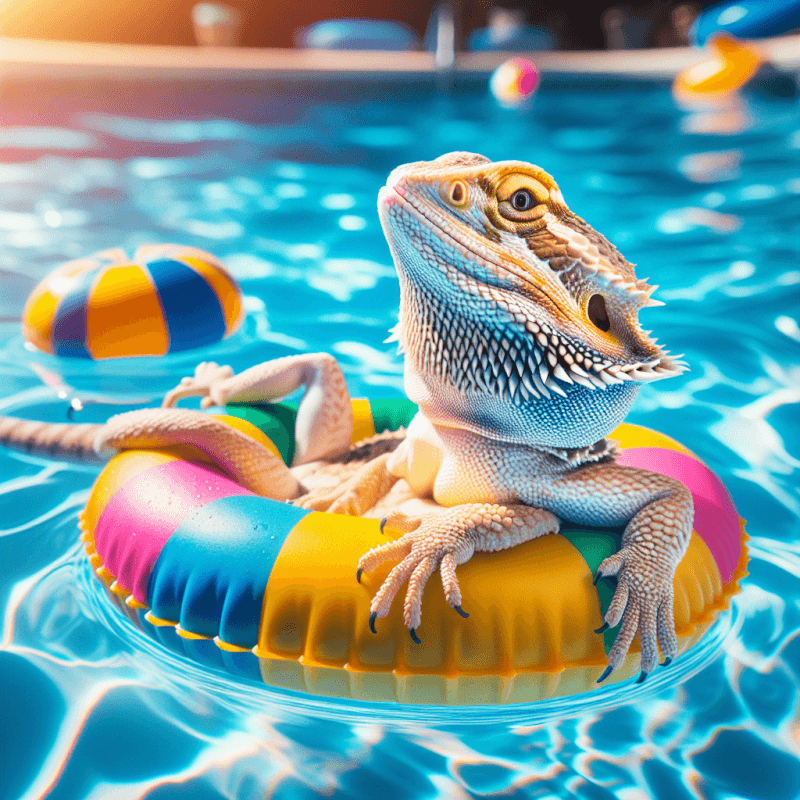 bearded dragon swimming pool review