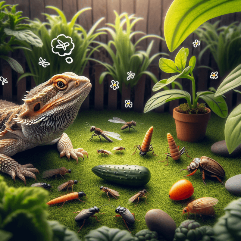 Can Bearded Dragons Eat Insects From My Garden?