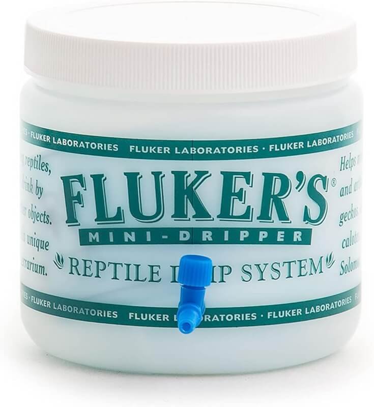 Flukers Mini Dripper - Reptile Water Drip System, 12oz