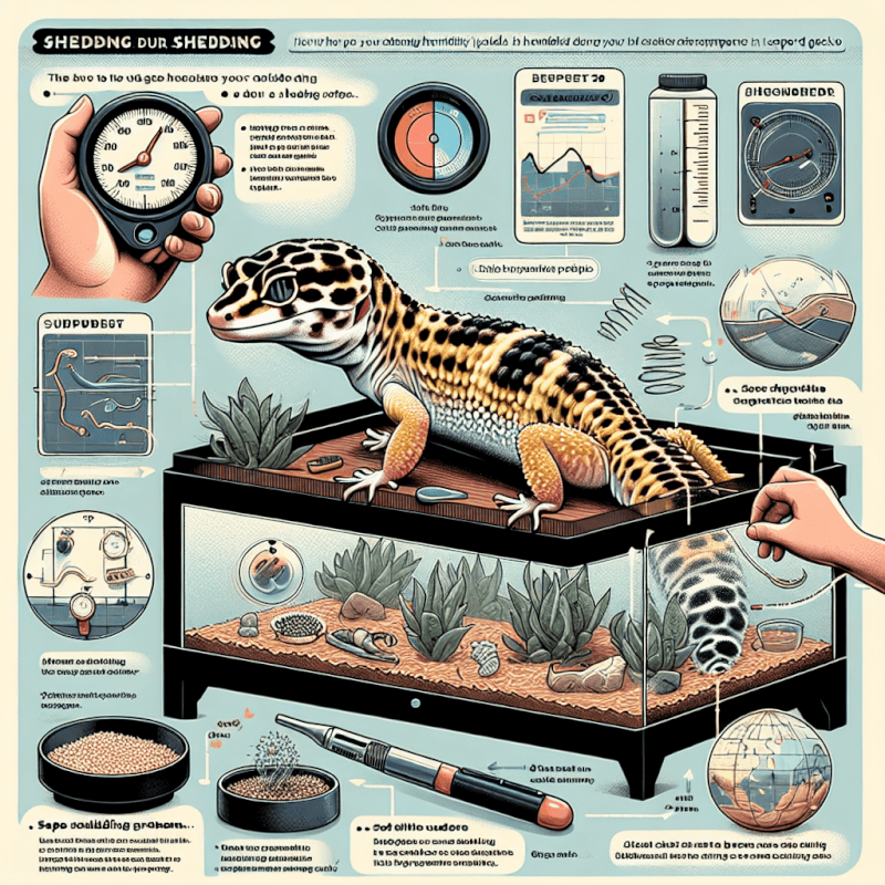 How Do I Handle Shedding Problems In A Leopard Gecko?