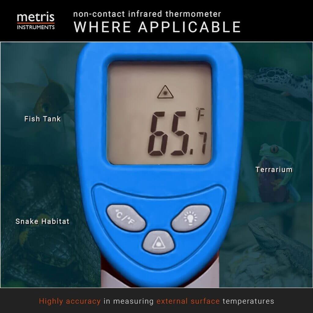 Metris Digital Non Contact Infrared Laser Thermometer Temp Gun Review 