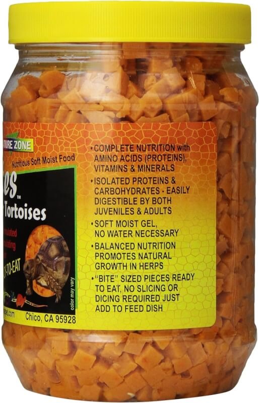 Nature Zone Bites for Tortoises, Soft Moist Food, 24 oz