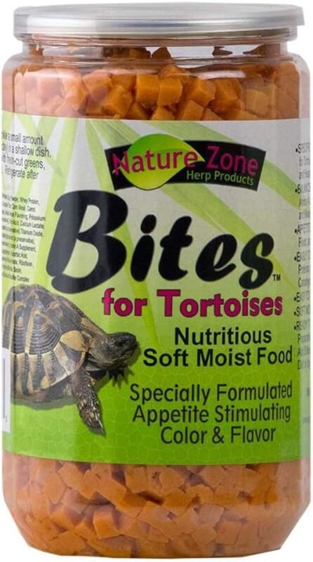 Nature Zone Bites for Tortoises, Soft Moist Food, 24 oz