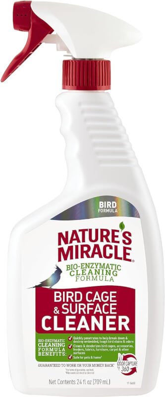 natures miracle bird cage surface cleaner review