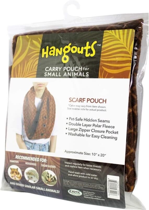 Pet Bonding Scarf (Snake) - Carry Bonding Pouch - for Chinchillas, Hedgehogs, Rats, Sugar Gliders, Guinea Pigs, Rabbits, Hamsters, Gerbils, Squirrels, Ferrets, Kittens, Parrots, Birds, Reptiles