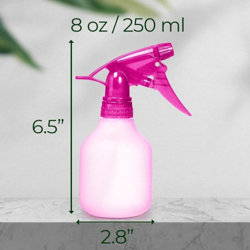 Rayson Empty Spray Bottle Refillable Container, Fine Mist Sprayer Trigger Squirt Bottle for Taming Hair, Hair styling, Watering Plants, Showering Pets (1 Pack, Green)