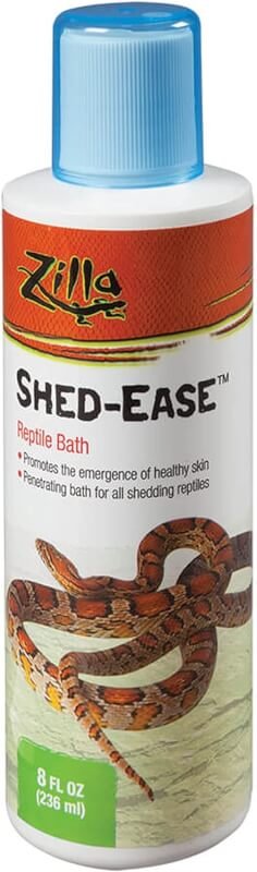 Zilla Shed-Ease Reptile Bath Treatment for Pet Lizards and Snakes, 8-Ounce