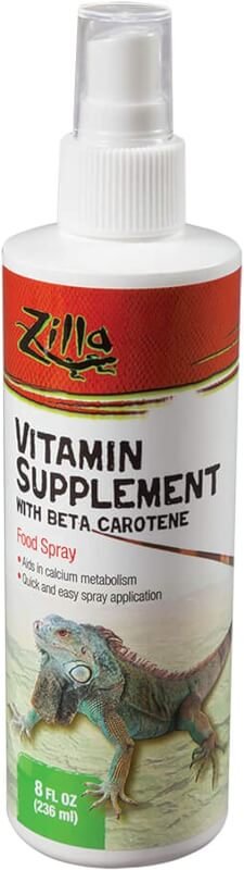 Zilla Vitamin Supplement Food Spray 8 Fluid Ounces