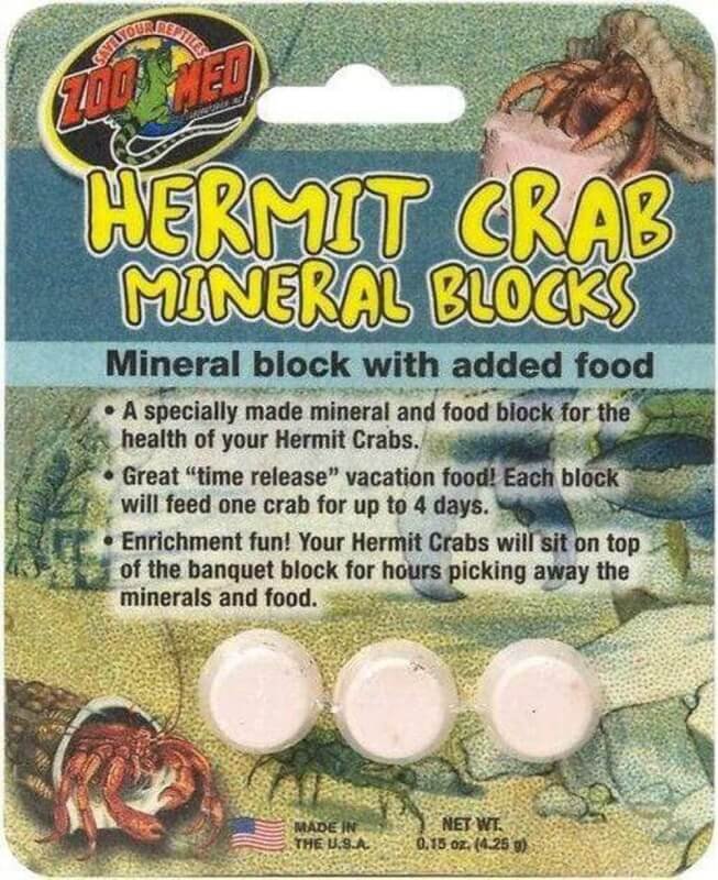 zoo med hermit crab mineral blocks review