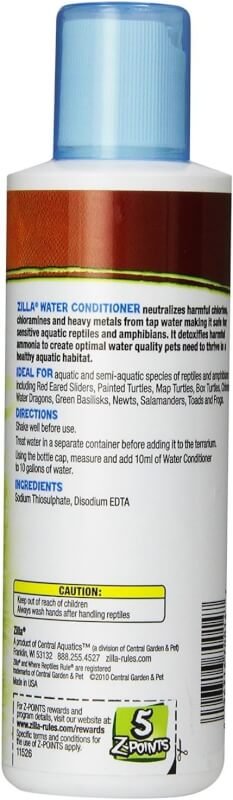 (3 Pack) Zilla Reptile Terrarium Aquatic Water Conditioner, 8-Ounce each