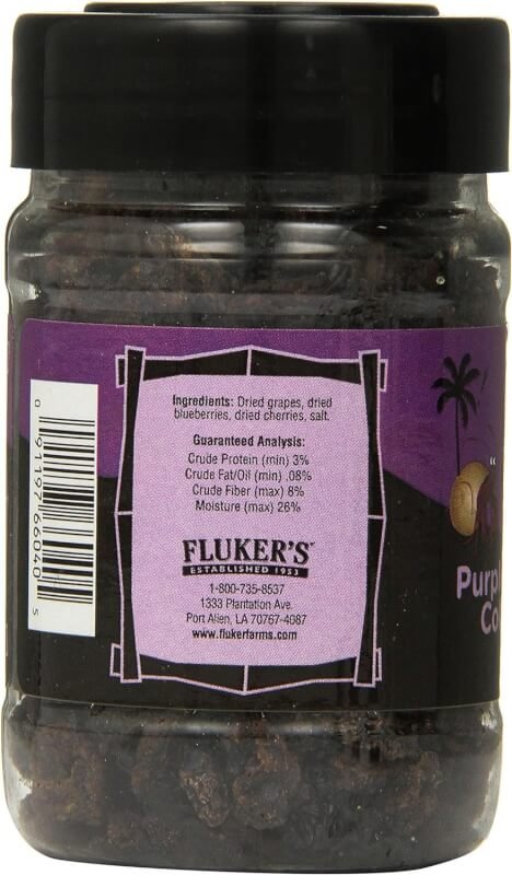 Flukers Color Enhancer Treat for Hermit Crabs - Purple