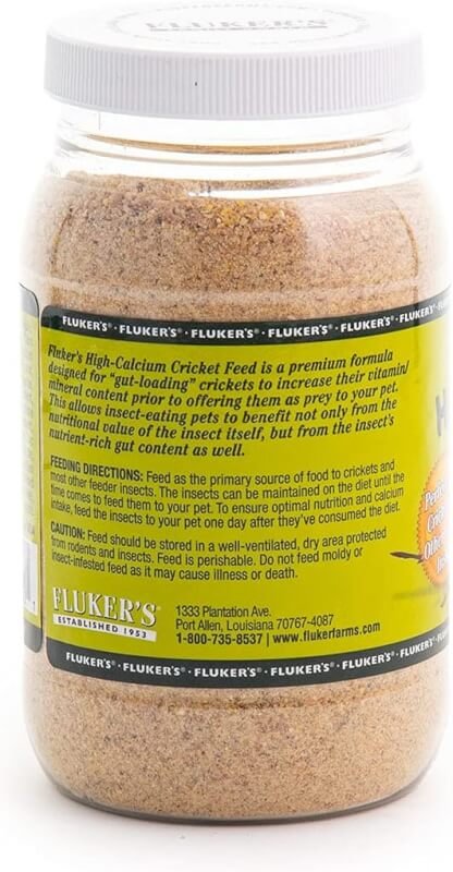 Flukers insects; reptiles High Calcium Cricket Diet, 11.5-Ounce