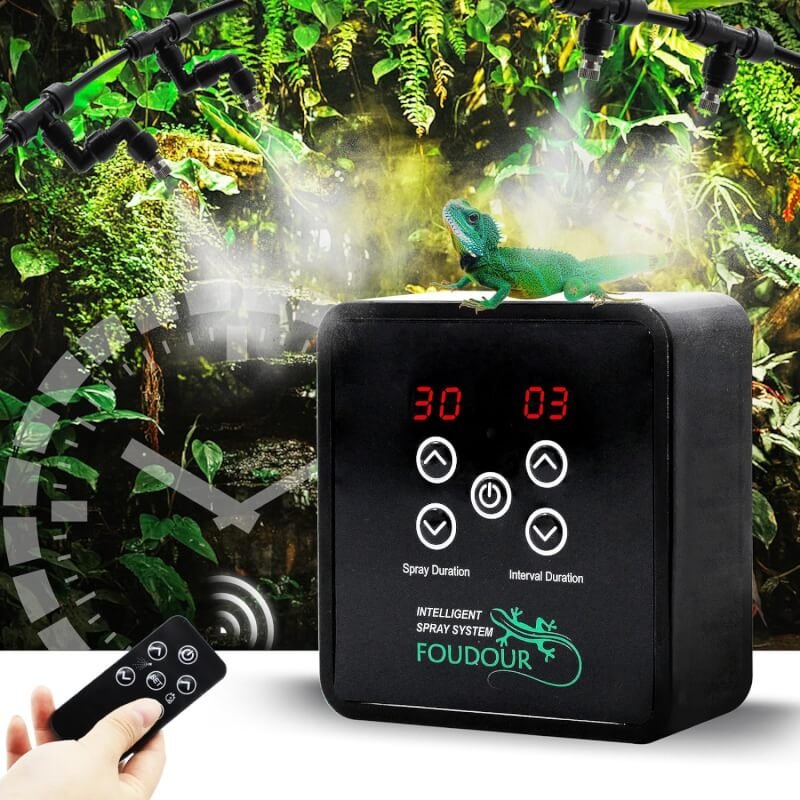 foudour reptile humidifiers smart misting system review