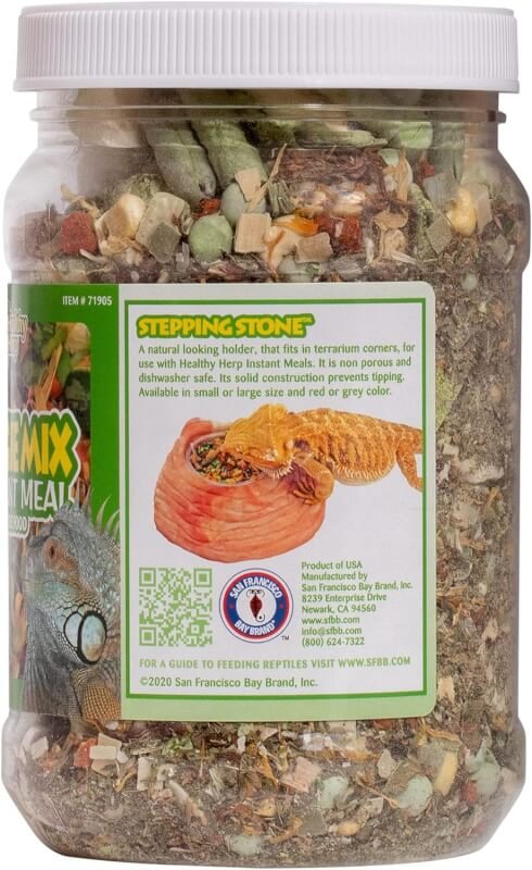 Healthy Herp Instant Meal Veggie Mix Reptile Food 7 x 0.16-Ounce (4.6 Grams) Cups