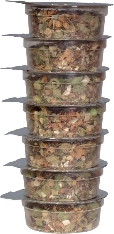 Healthy Herp Instant Meal Veggie Mix Reptile Food 7 x 0.16-Ounce (4.6 Grams) Cups