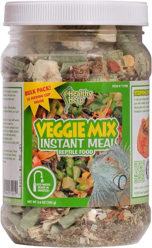 Healthy Herp Veggie Mix Instant Meal 3.6-Ounce (102 Grams) Jar