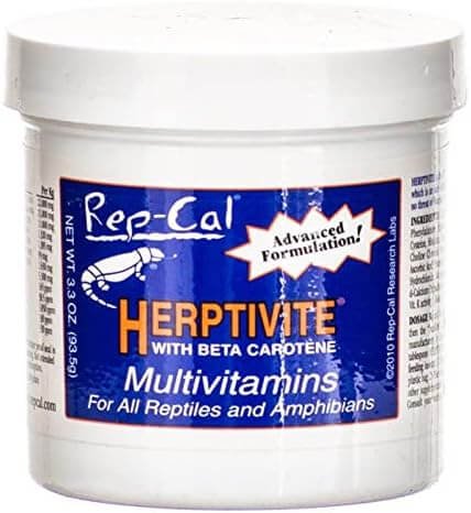 rep cal herptivite multivitamin supplement review