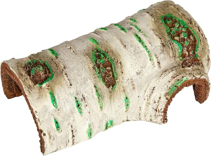 Zilla Rapid Sense UV Detecting Pet Reptile Terrarium Decor, Poplar Log, Medium