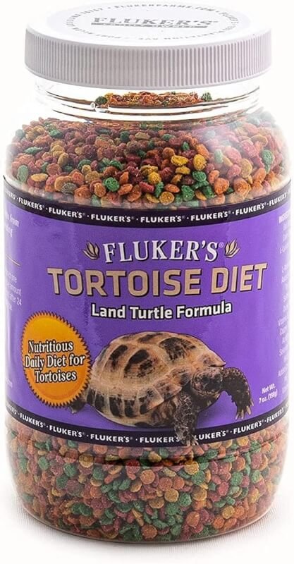 Flukers Fluker Labs SFK70014 Tortoise Diet Small Pellet Food, 7-Ounce