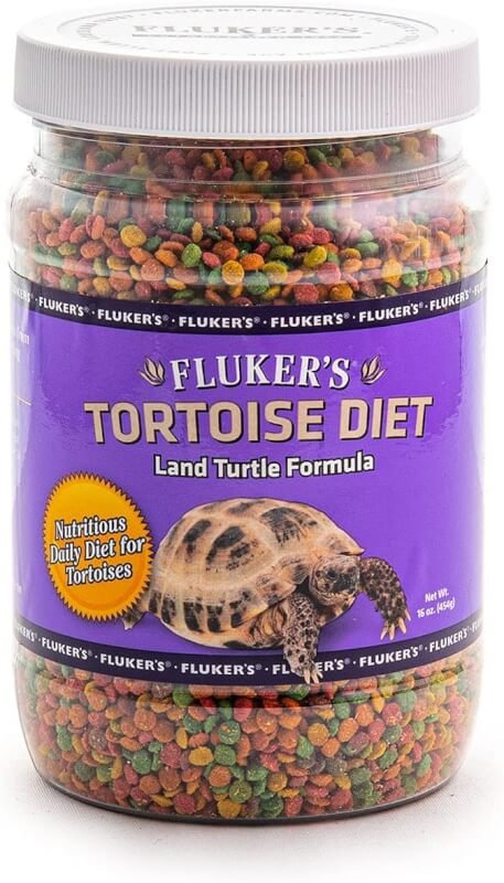 Flukers Fluker Labs SFK70014 Tortoise Diet Small Pellet Food, 7-Ounce