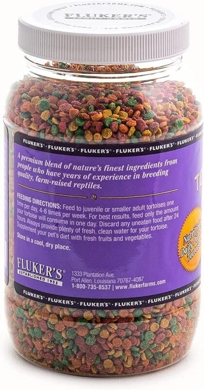 Flukers Fluker Labs SFK70014 Tortoise Diet Small Pellet Food, 7-Ounce