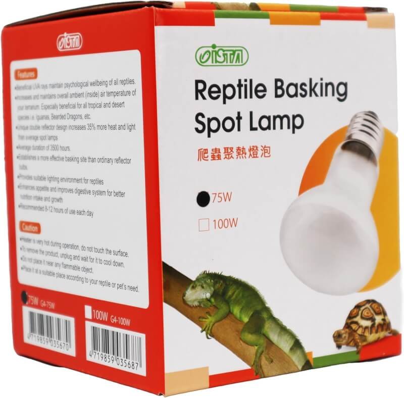 ISTA Reptile Basking Spot Lamp 75W, 110V