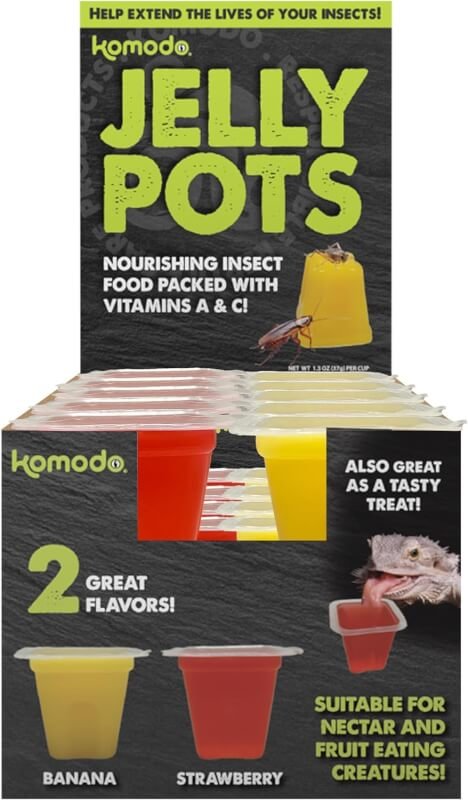 komodo jelly pots mixed fruit flavor insect food review